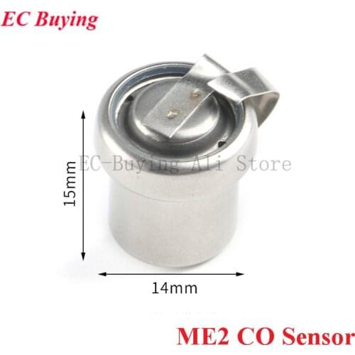 ME2-CO 14*14mm Carbon Monoxide Sensor Module Gas Sensor For Co Concentration Detector Smoke Alarm Probe Sensor ME2 CO 14x14mm