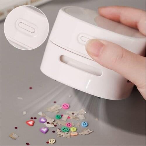 Mini Nail Art Vacuum Cleaner for Nails Dust Vacuum Cleaner Extractor Fan for Manicure Machine Nail Dust Collector Nail Equipment