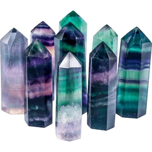 Natural Quartz Crystal wand Point for Home Decoration healing Magic wand stone