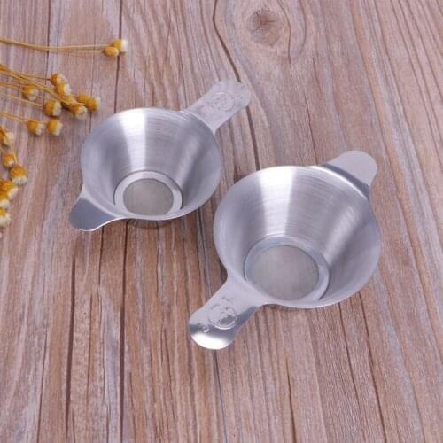 Stainless Steel Tea Filter Loose Leaf Infuser Herbal Double Mesh Strainer