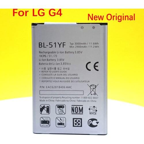 NEW Original BL-51YF Battery For LG G4 H810 H815 H818 F500 US991 VS986 NEW BATTERY