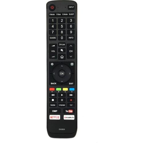 New Replacement EN3B39 For HISENSE LED LCD Smart TV Remote Control With NETFLIX YouTube Wuaki.tv Apps H45N5750 H50N6800 H75N6800