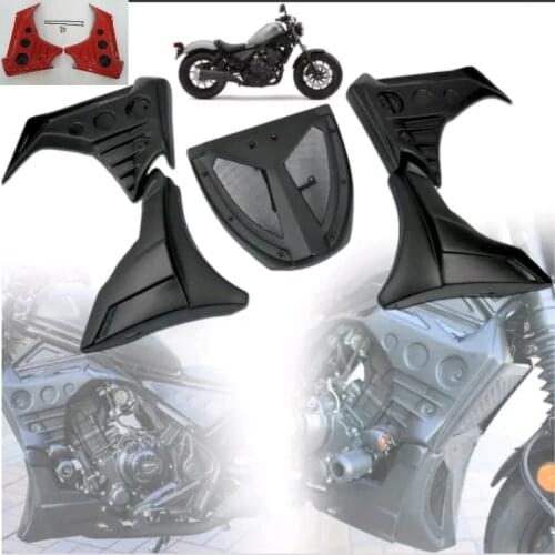 Lower Under Chin Front Spoiler Air Dam Fairing Belly Pan Protector Panel Engine Guard for Honda Rebel CM CMX 300 500 2017-2021