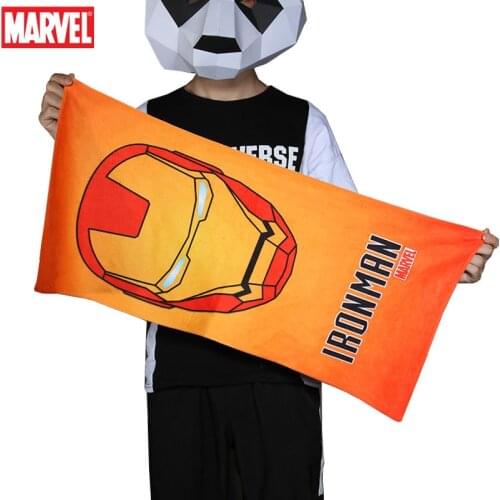 Disney Marvel Sport towel Microfiber Quick Drying outdoors Gym running sports towel Swimming Iron man Spider man Adults 2019
