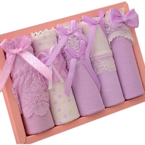 5Pcs/lot Panties Women Underwear Briefs Lace Sexy Panties Lingerie Tanga Thong Underwear Women Calcinhas Ropa Interior Femenina