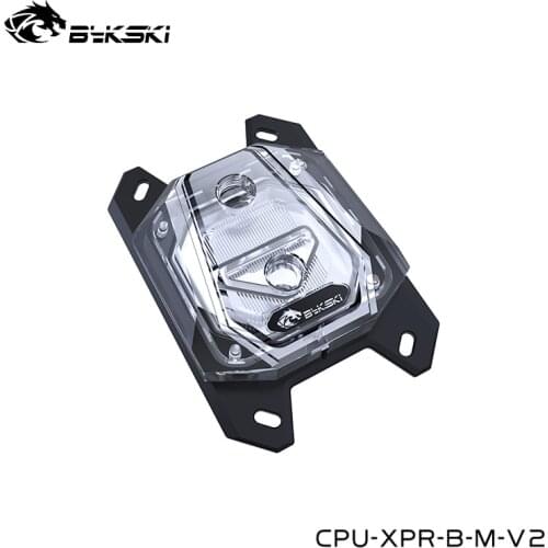 Bykski CPU Water Block For AMD Ryzen7/5/3 AM3 AM3+ AM4 ,CPU WaterCooler 5v 3pin,12v 4pin ,CPU-XPR-B-M-V2