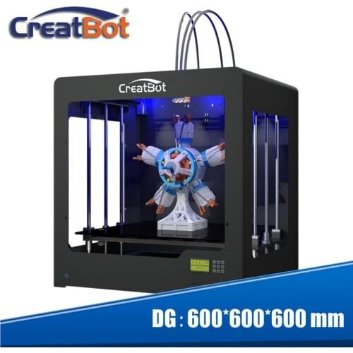 High Accuracy 3D Printer heatbed dual extruder super large 600*600*600 mm Creatbot DG02