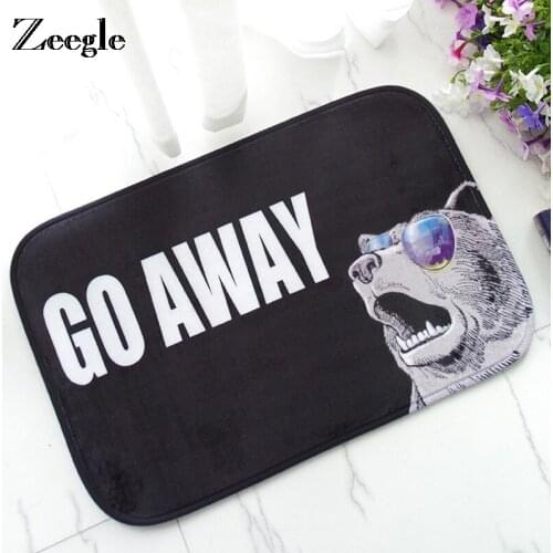 Zeegle Doormat Cat Carpet Outdoor Rug Absorebnt Bathroom Mats Kitchen Rug Home Floor Mat Non-slip Bedroom Carpet Kids Room Mat
