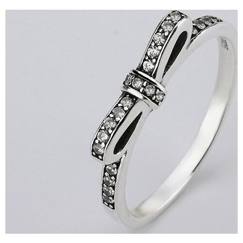 2021Hot Sale Fashion jewelry Real Pave Setting Compatible With Original Plant Trendy Sale Authentic 925 Sterling Finger Ring