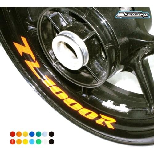 8 X CUSTOM INNER RIM DECALS WHEEL Reflective STICKERS STRIPES FIT SUZUKI TL 1000R