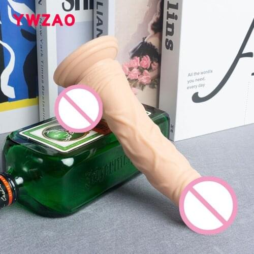 YWZAO Anal Plug Intimate 18 Anal Goods Dildo For Women Sex Toys Men Erotics Masturbator Suction Cup Rubber Penis Strapons P06