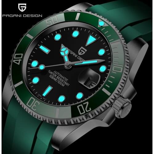 PAGANI Design 2021 New 40MM Men Automatic Mechanical Watches NH35A Watch Men 100M Waterproof Brand Luxury Casual Business watch