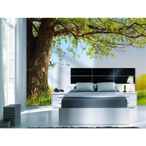 Custom photo wallpaper 3d wall murals wallpaper landscape paintings TV setting wall is Chinese style wallpaper green trees mural