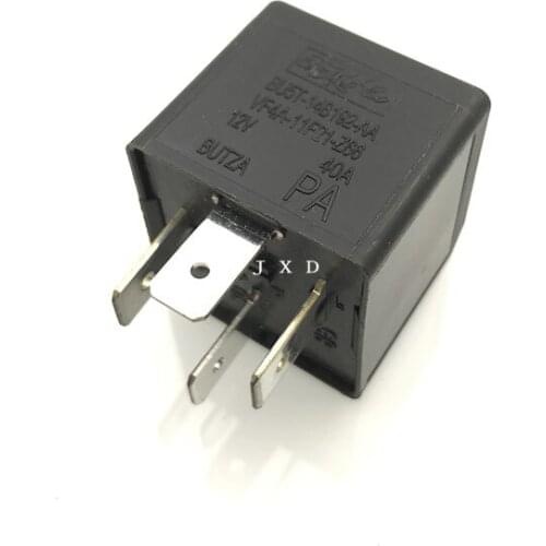HOT NEW The car air conditioner fan 12V relay BU5T-14B192-AA BU5T 14B192 AA BU5T14B192AA 12VDC DC12V 12V 4PIN VF4A-11F21-Z66 40A