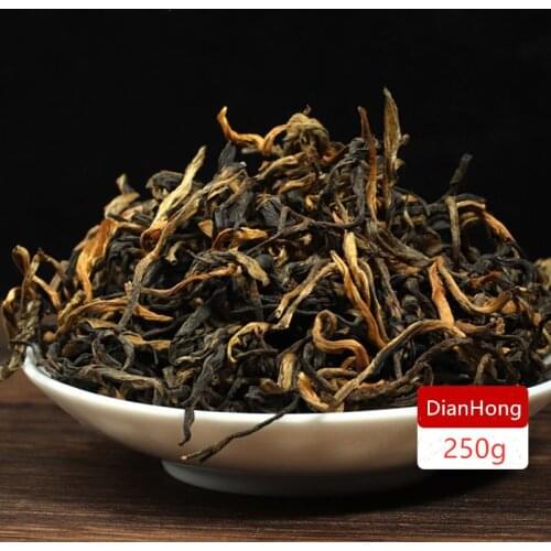 China Yunnan Dian Hong Premium Head Dialing Ancient Trees DianHong Black/ Tea Beauty Slimming for Health Lose Weight toy