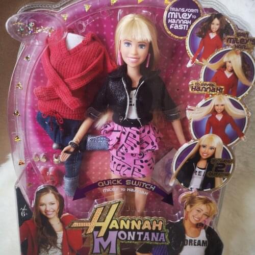 Disney princess dolls HANNAH Miley Girl Fashion Doll Play House Baby Doll Diy Fashion Doll Toy Kids Birthday Gift