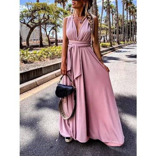 MAFIRRY Pink Summer Dresses