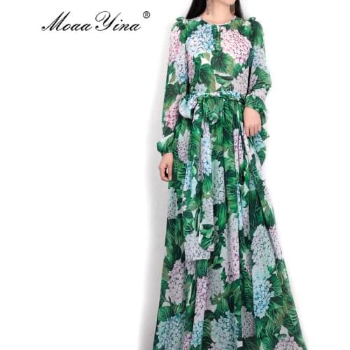 MoaaYina Green Summer Dresses