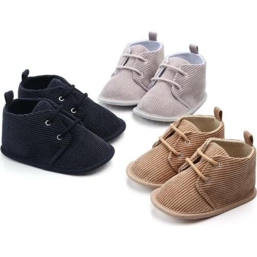 PUDCOCO Baby Boy Gentleman Ankle Boots Sneakers Soft Crib Pram Shoes Prewalker 0-18M