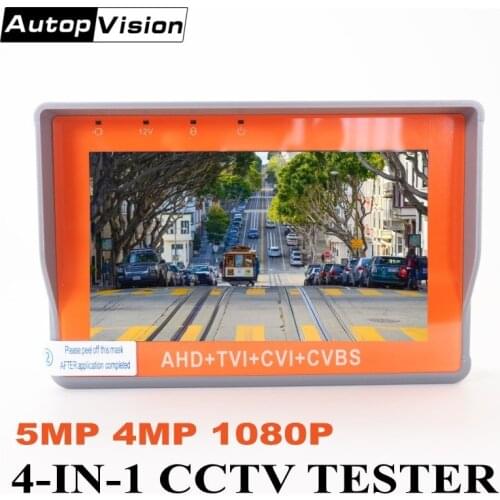 2019 Protable Wrist 4.3" LCD Video Display CCTV Tester Monitor IV7W AHD+TVI+CVBS +CVI Camera Tester 1080P / 5MP Security Test