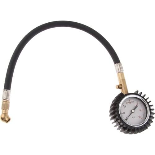 0-60 PSI Auto Car Motorcycle Tyre Air Pressure Dial Gauge Tester