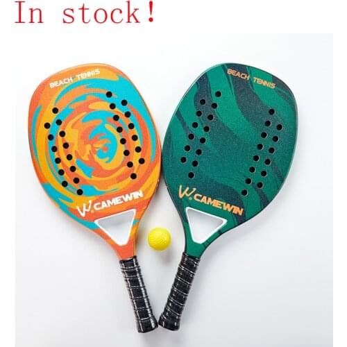 Adult Professional Full Carbon Racket Beach Tennis Paddle Racket Soft EVA Face Tennis Raqueta Cricket Bat