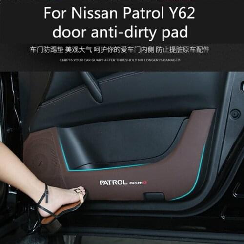 For Nissan Patrol Y62 12-19 door anti-dirty pad protective film Patrol interior decoration decorative accessories