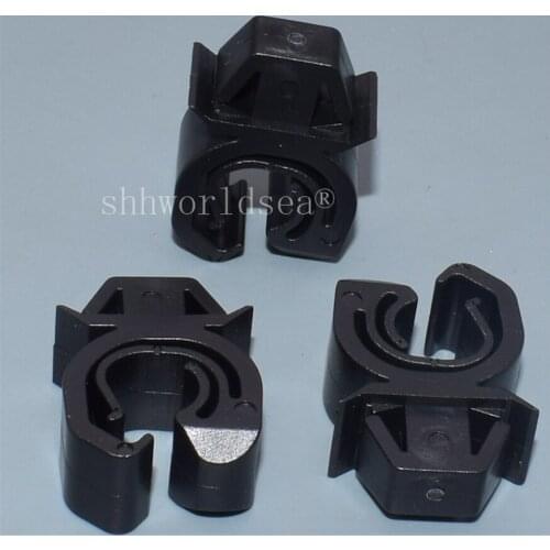 Shhworldsea 100/300/500pcs auto POM Black Tube Holder Clips and Fasteners plastic for OPEL 1180216 for GM 90246867