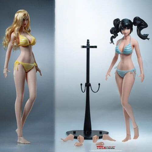 TBL S36 S36A S37 S37A 1/6 Pale Skin Large Breast Female Seamless Body Super Flexible Anime Girl Action Figure Model Toys Doll