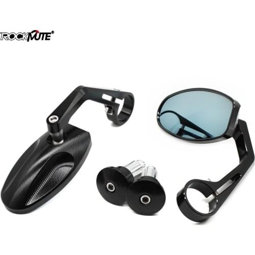 Universal Motorcycle Handlebar End Mirrors For Triumph Daytona 675 /R 955i Speed Triple R/RS/S Speed Four Speed Twin 500 1200