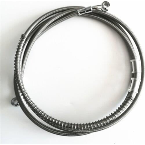 Universal 7.5mm*3.2mm 220cm Motorcycle Braided Brake Clutch Oil Hose Line Pipe Tube Brake Tubing Fit For Yamaha Suzuki Kawasaki