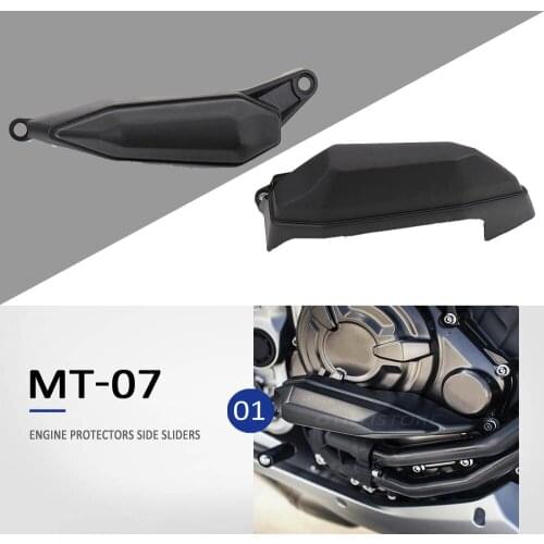Motorcycle For Yamaha MT07 MT 07 2021 Engine Protection Side Sliders Crash Pad Falling Protector Tracer 700 Tracer700 2020