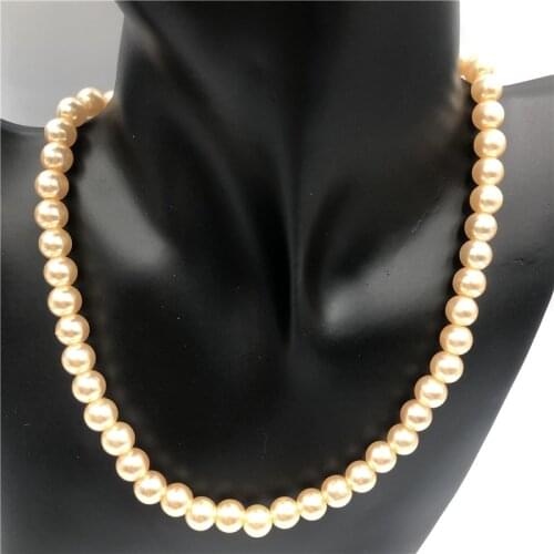 2021 Hot selling new Necklace cheap jewelry Elegant and generous imitation simulated pearl necklace for women Free Shipping
