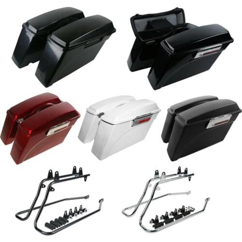 Motorcycle Hard Saddlebags Conversion Bracket Mounts For Harley Softail Heritage Deluxe 1984-2016