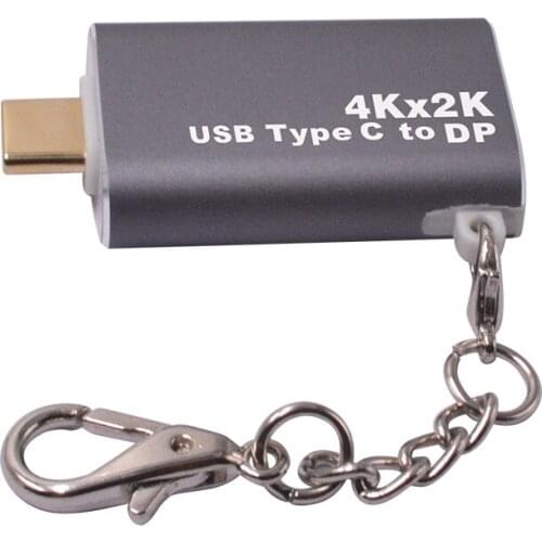USB-C to DisplayPort 4K@60Hz Adapter USB Type C to DisplayPort Dp Male to Female Converter Type-c Transfected DP Adapter Cable
