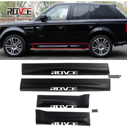 ROVCE Car Side Door Plate Cover Trim Decoration For Range Rover Sport 2010-2013 L320 LR024159 LR024160 LR024090 LR024089