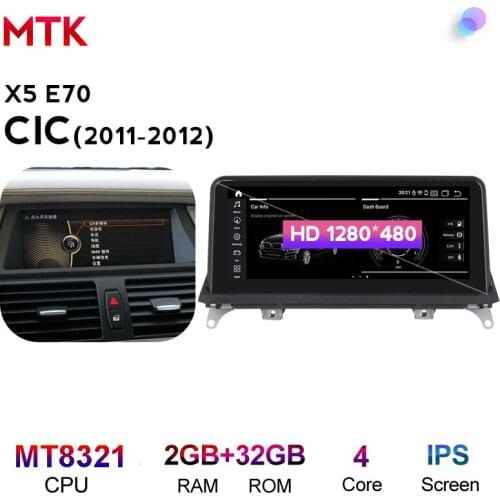 NaviFly 10.25" Android head unit 4G in Dash Car Radio Multimedia Video Player Navigation GPS for BMW X5 E70 X6 E71 2007-2013