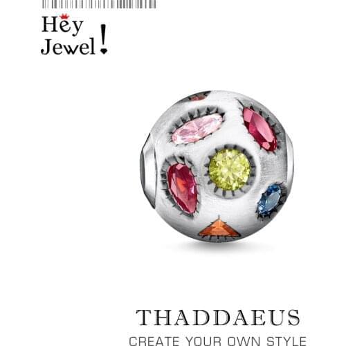 Beads Colourful Stone,2019 New 925 Sterling Silver Beads Fits Bracelet Europe Necklace Karma Charms European Jewelry Accessories