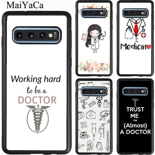 Medical Doctor Nurse Medicine Case For Samsung Galaxy A51 A71 A21S A20e A31 A50 A70 M21 M31 S9 S10 S20 Plus Note 20 Ultra