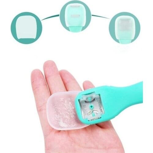 Professional Detachable Pedicure Foot Care Tool Tool Remover Callus Feet Dead Skin Removal Steel Cuticle Hard Scr L0L7