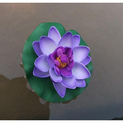 1Pc Simulation Lotus Flower Mini Artificial Pond DIY Home Fish Tank Decoration