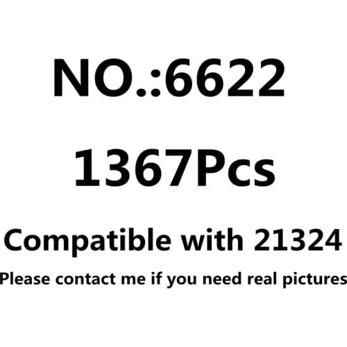 With Led Light Ideas Series 6622 1367PCS Sesamed Street City Streetview Building Blocks Bricks Toys For Childrens Gifts 21324