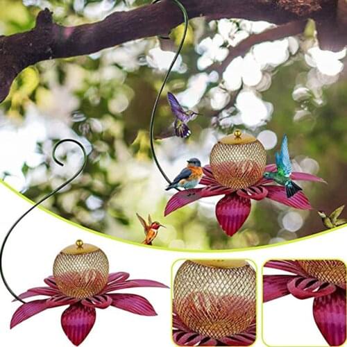 Bird Feeder Flower Hanging Bird Feeder for Outdoors Bird Feeders Garden Decoration Birdfeeder Garden Decoration Supplies