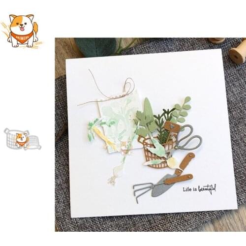 Vegetables Basket Metal Cutting Dies Mold Knife Scrapbooking Stencil DIY Embossing Craft Die Cuts Card Making New Dies For 2020