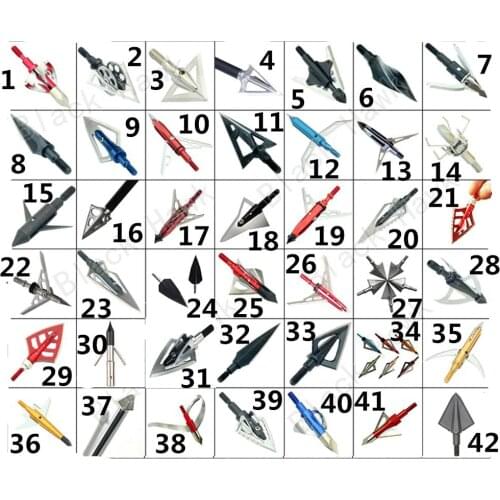 1pcs Archery broadheads 100grain 125grain 150grain arrowheads arrow tip for compound crossbow tradational bow archery shooting
