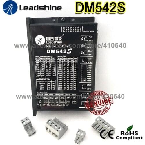 New Arrival Leadshine DM542S Updated from DM542 WITH STRONGER ANTI-INTERFERENCE FUNCTION MORE STEADY Stepper Drive 48VDC 4.2A