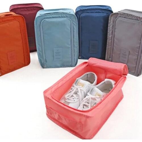 New PortableTravel Waterproof Shoe Storage Bag Double Nylon Shoe Pouch Underwear Bra Organizer Home Multifunctional Shoe Bags