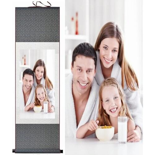 Make your photos on silk . silk scroll painting make photo productsPrinted painting