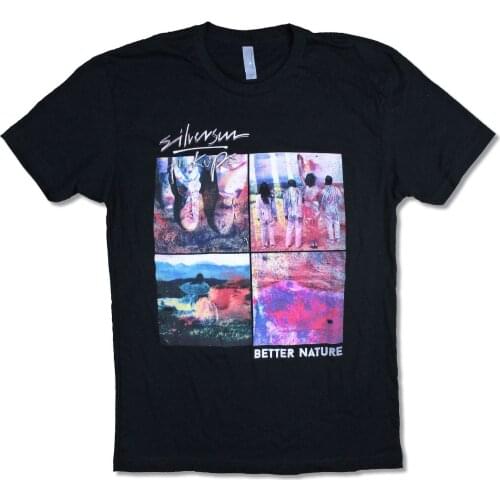 Silversun Pickups Montague Better Nature 2016 Tour Black T Shirt New Official
