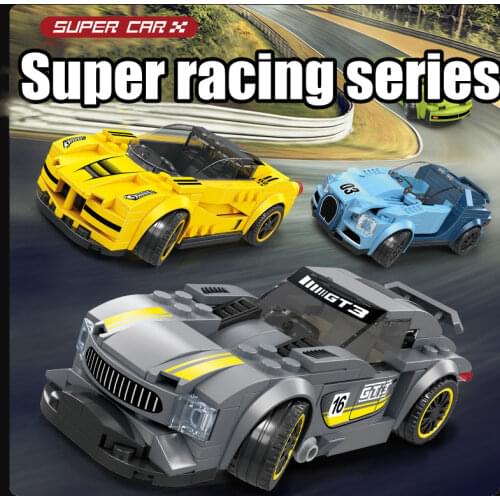 Speed Champions 2020 Racer Car City Moc Bricks Great Vehicle Sets Building Creator DIY Kids Toy Sport Classic Supercar Technique